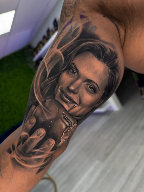 TKO Tattoo vibrant portraiture tattoo