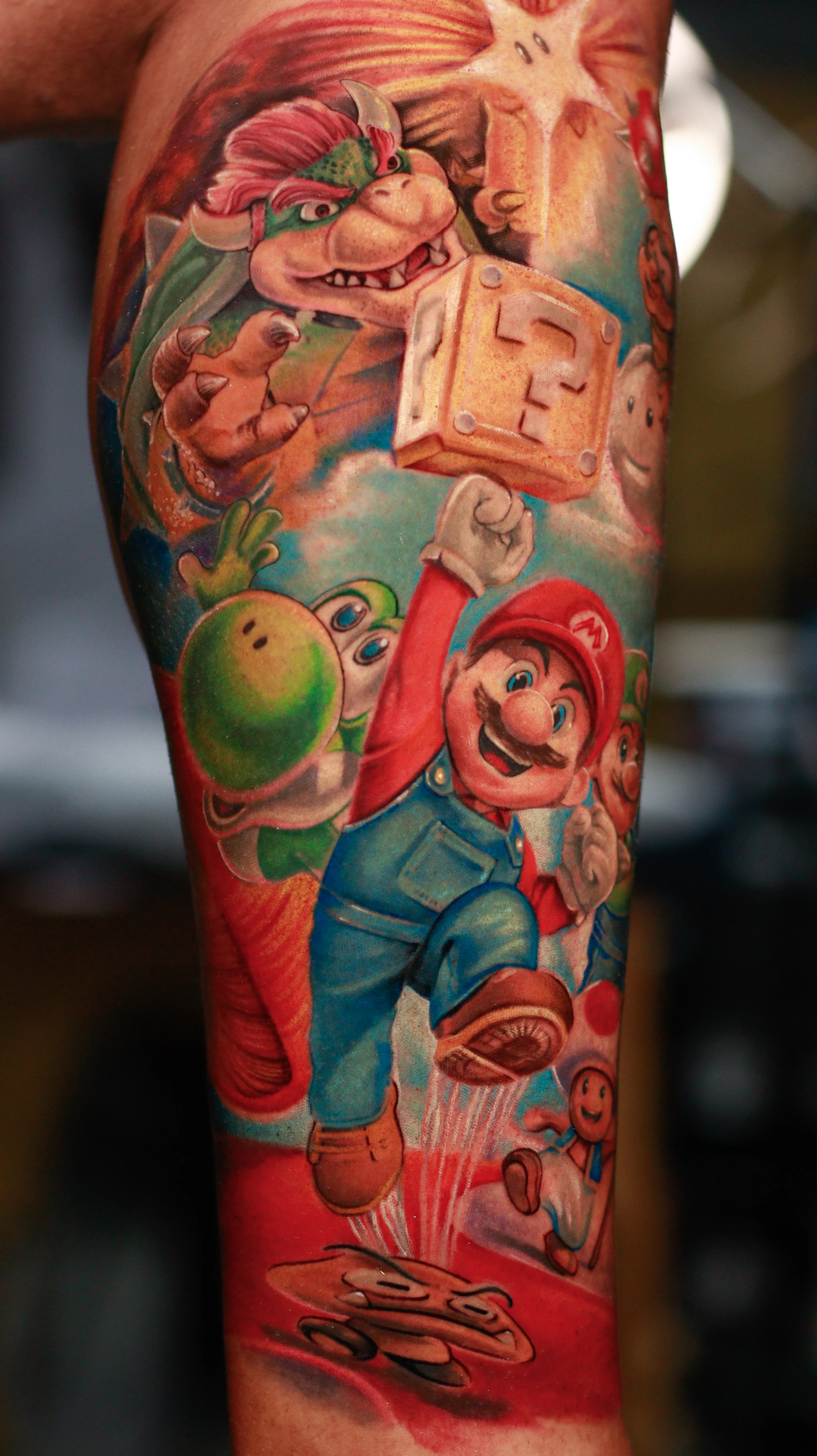 Healed black and grey realism work by Hector Rodriguez Goderich